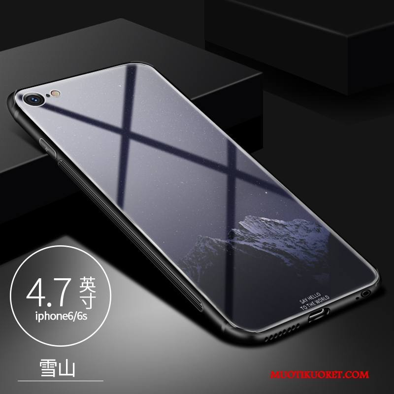 iPhone 6/6s Kuori Persoonallisuus Violetti Murtumaton Luova Trendi Lasi