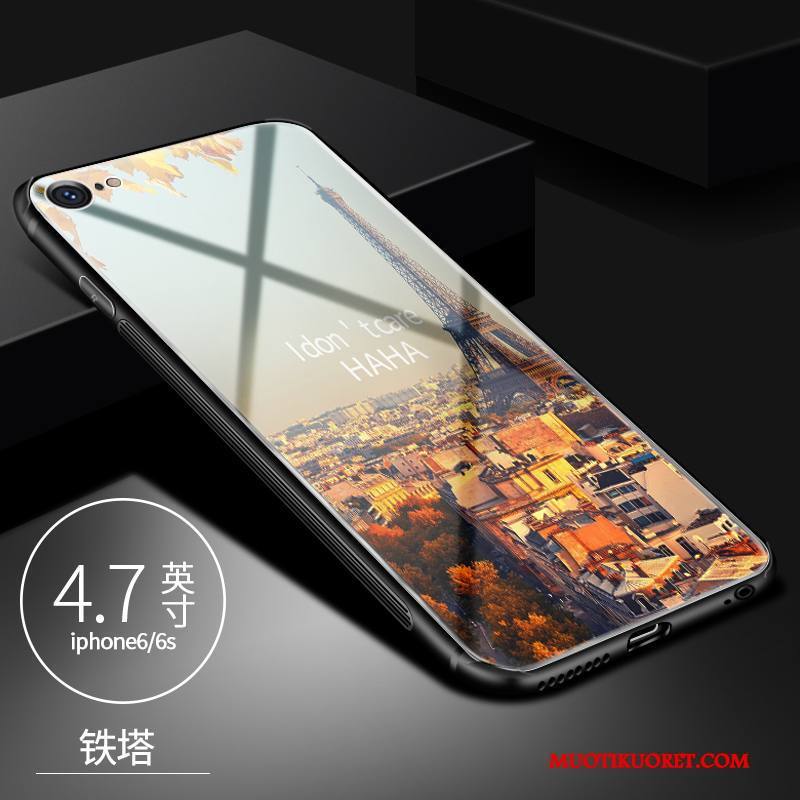iPhone 6/6s Kuori Persoonallisuus Violetti Murtumaton Luova Trendi Lasi
