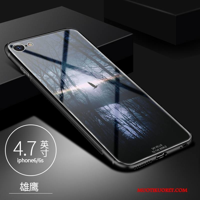 iPhone 6/6s Kuori Persoonallisuus Violetti Murtumaton Luova Trendi Lasi