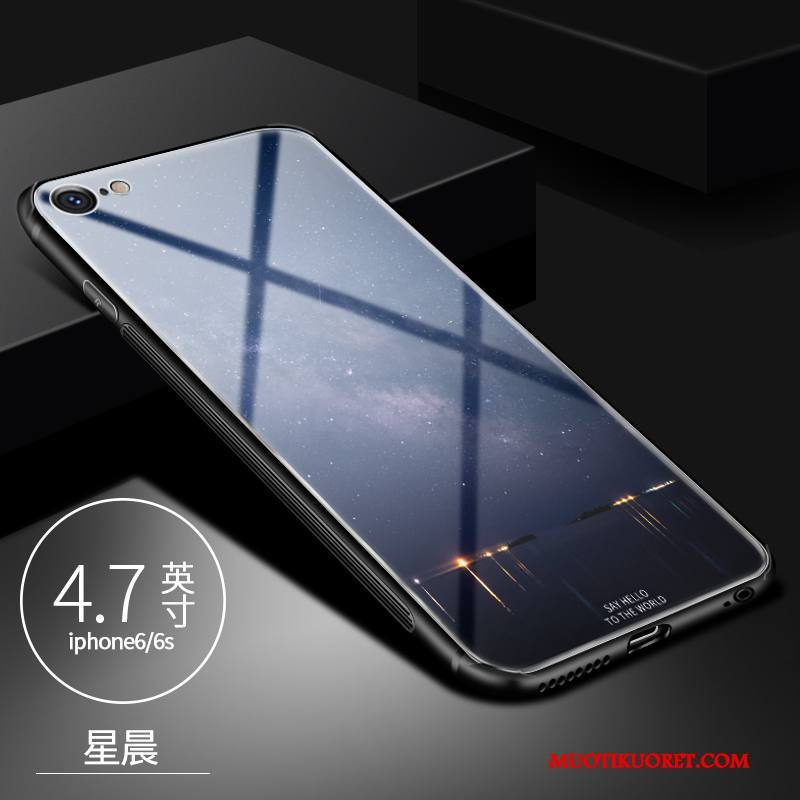 iPhone 6/6s Kuori Persoonallisuus Violetti Murtumaton Luova Trendi Lasi