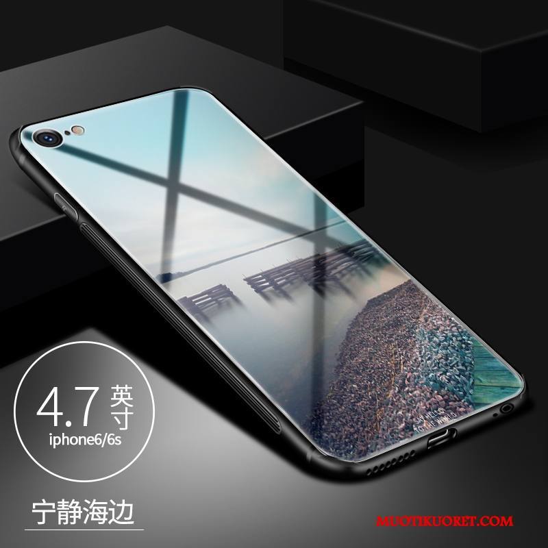 iPhone 6/6s Kuori Persoonallisuus Violetti Murtumaton Luova Trendi Lasi