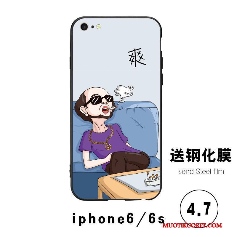 iPhone 6/6s Kuori Puhelimen Kuoret Kotelo Net Red All Inclusive Kova Trendi Lasi
