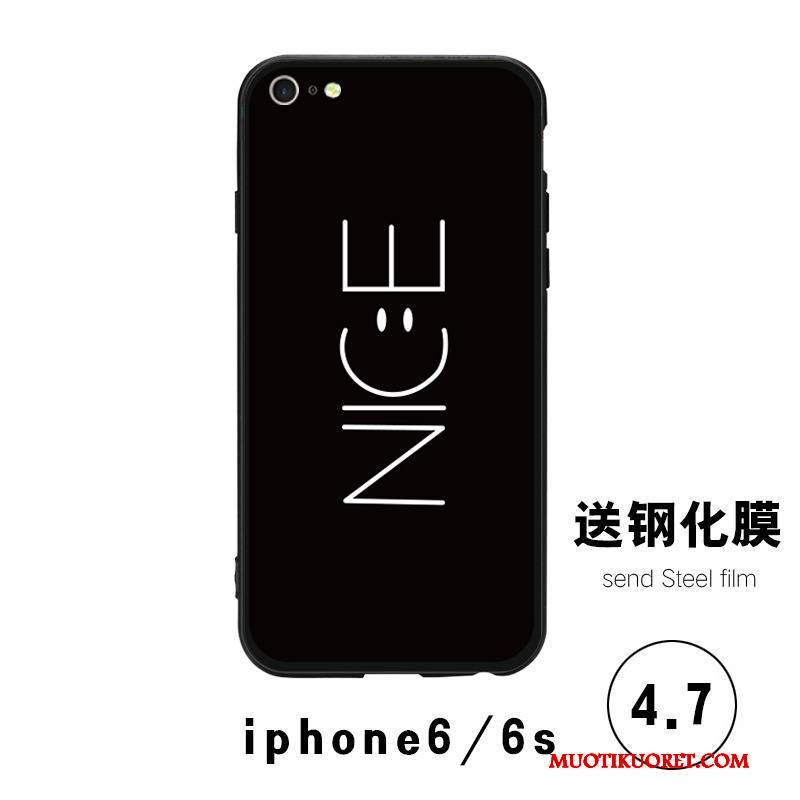 iPhone 6/6s Kuori Puhelimen Kuoret Kotelo Net Red All Inclusive Kova Trendi Lasi