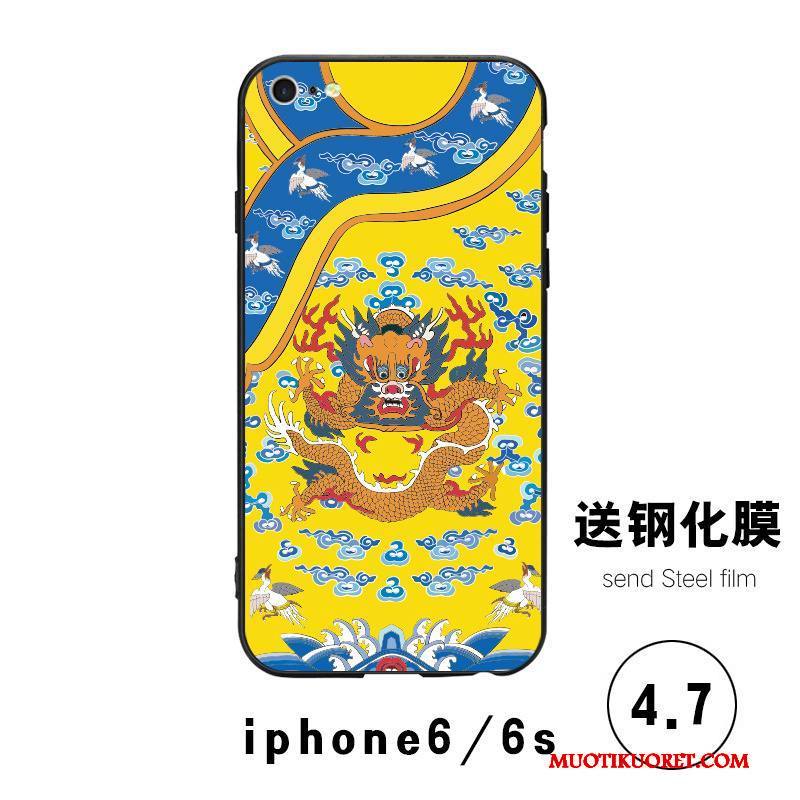 iPhone 6/6s Kuori Puhelimen Kuoret Kotelo Net Red All Inclusive Kova Trendi Lasi