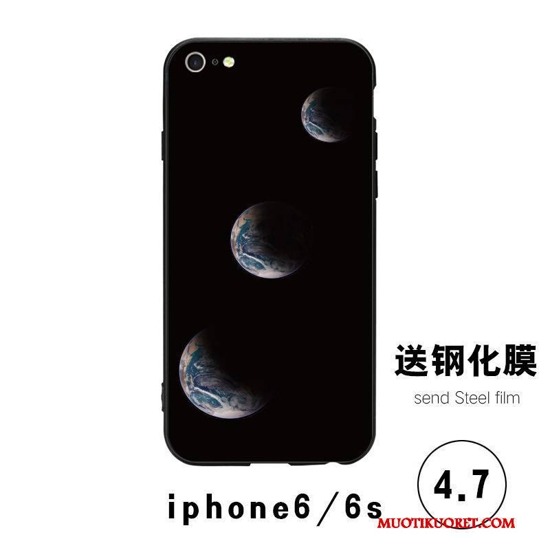 iPhone 6/6s Kuori Puhelimen Kuoret Kotelo Net Red All Inclusive Kova Trendi Lasi