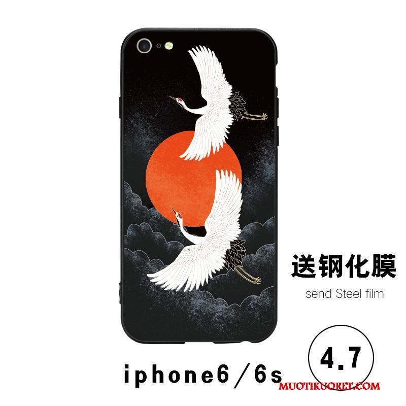 iPhone 6/6s Kuori Puhelimen Kuoret Kotelo Net Red All Inclusive Kova Trendi Lasi