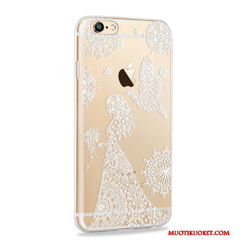 iPhone 6/6s Kuori Violetti Silikoni Pehmeä Neste Kotelo All Inclusive Puhelimen Kuoret Ohut