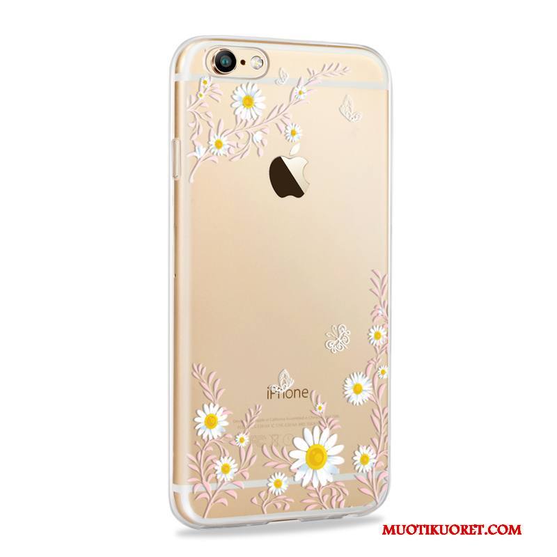 iPhone 6/6s Kuori Violetti Silikoni Pehmeä Neste Kotelo All Inclusive Puhelimen Kuoret Ohut