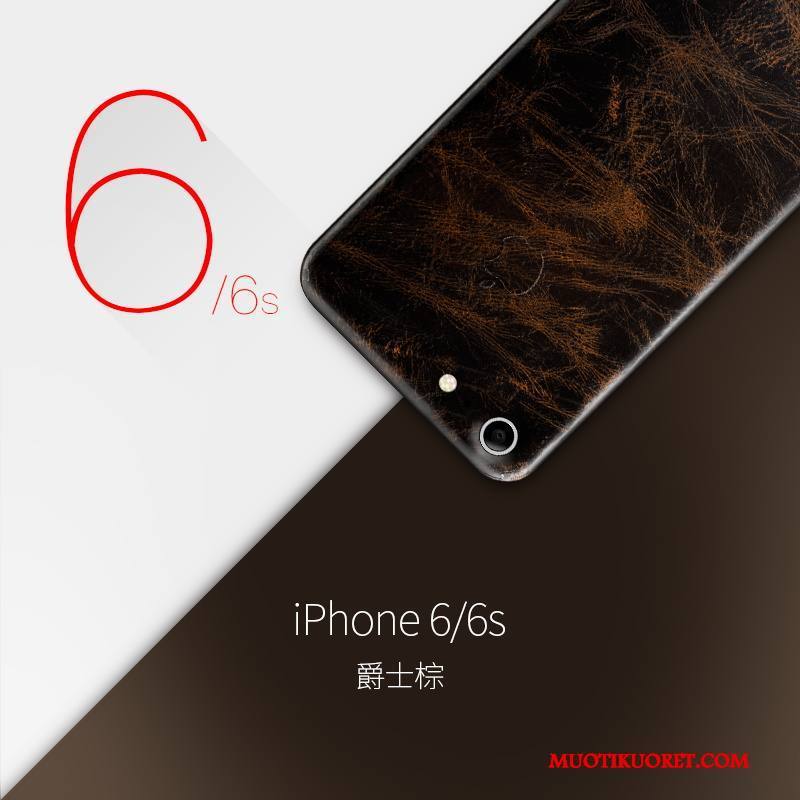 iPhone 6/6s Kuori Ylellisyys Puhelimen Kuoret Keltainen Ohut Kotelo Ultra Aito Nahka