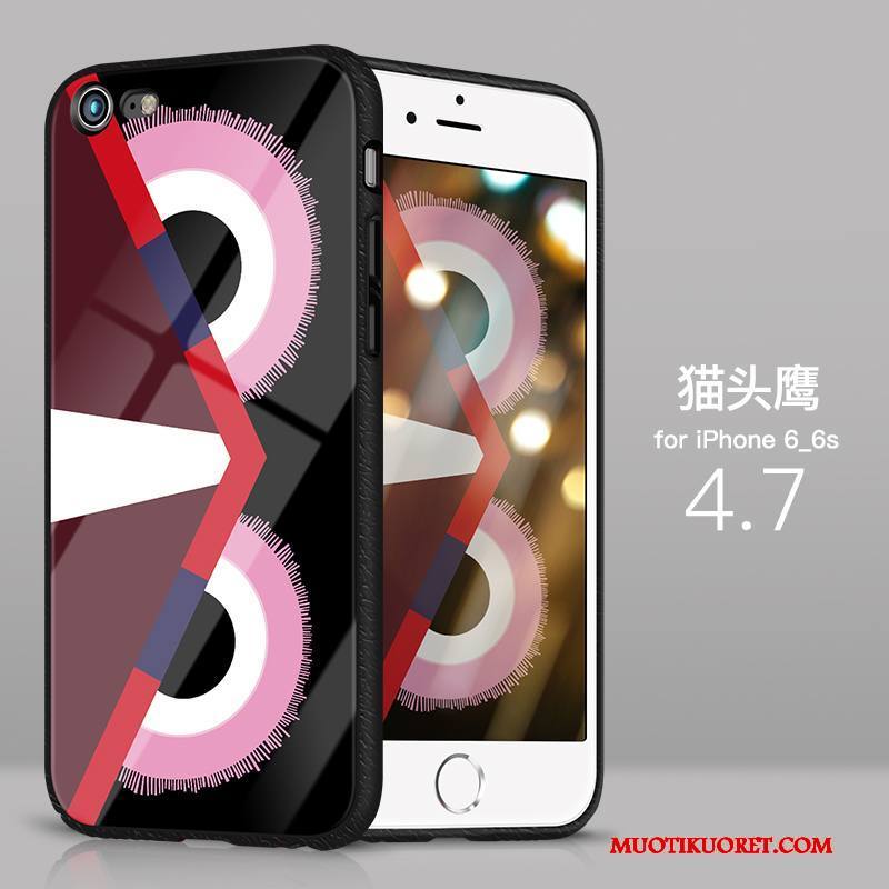iPhone 6/6s Plus Kuori All Inclusive Ohut Murtumaton Ultra Kotelo Lasi Silikoni
