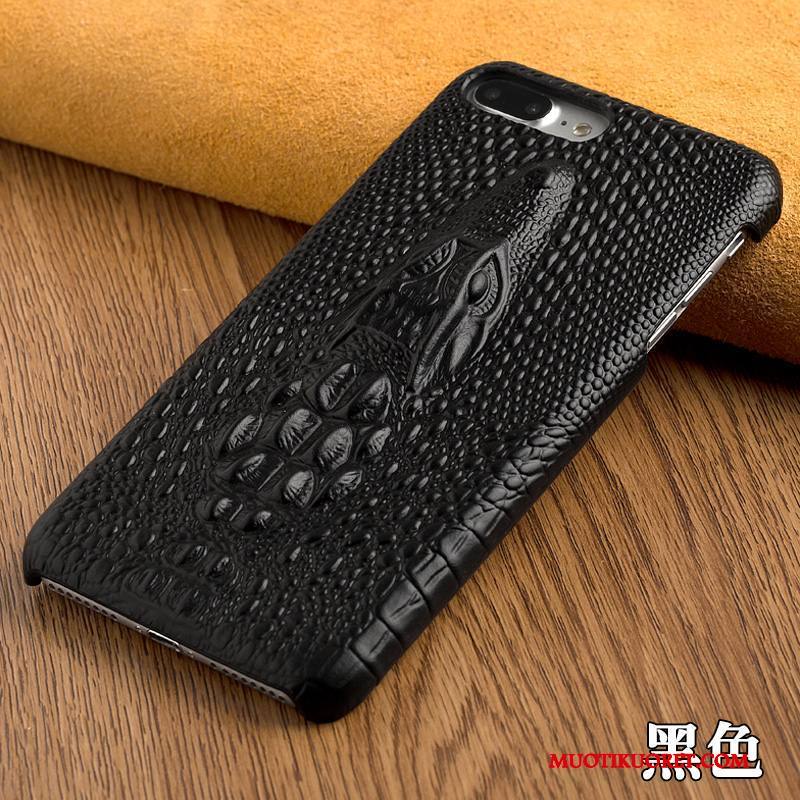 iPhone 6/6s Plus Kuori Muokata Puhelimen Kuoret Aito Nahka Suojaus Nahkakotelo Murtumaton Punainen