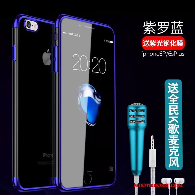 iPhone 6/6s Plus Kuori Murtumaton Läpinäkyvä Trendi Puhelimen Kuoret Suojaus Pehmeä Neste Pinnoitus