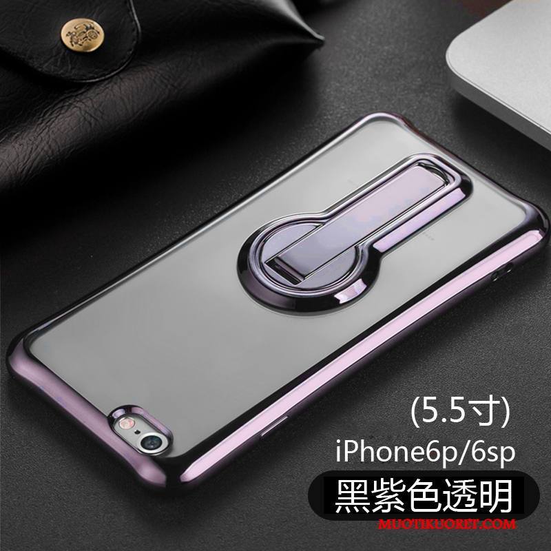 iPhone 6/6s Plus Kuori Pu Puhelimen Kuoret Murtumaton Silikoni Kotelo Tuki Sininen