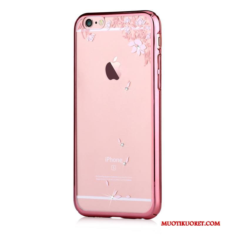 iPhone 6/6s Plus Kuori Uusi Kova Puhelimen Kuoret Kulta Strassi Suojaus