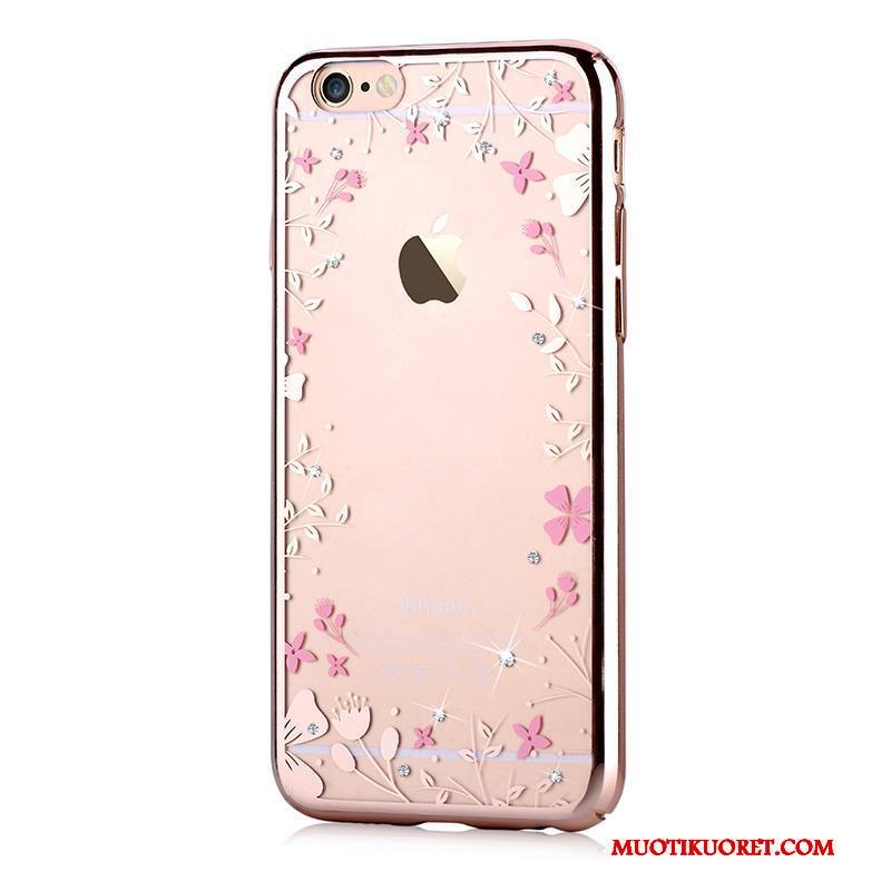 iPhone 6/6s Plus Kuori Uusi Kova Puhelimen Kuoret Kulta Strassi Suojaus