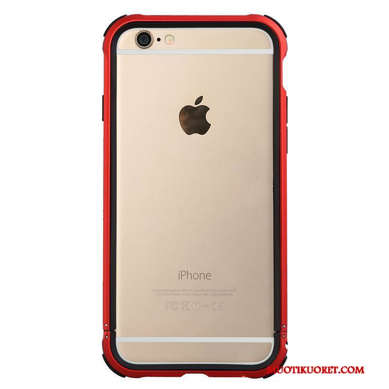 iPhone 6/6s Plus Puhelimen Kuoret Punainen Trendi Murtumaton Kuori Kotelo Metalli