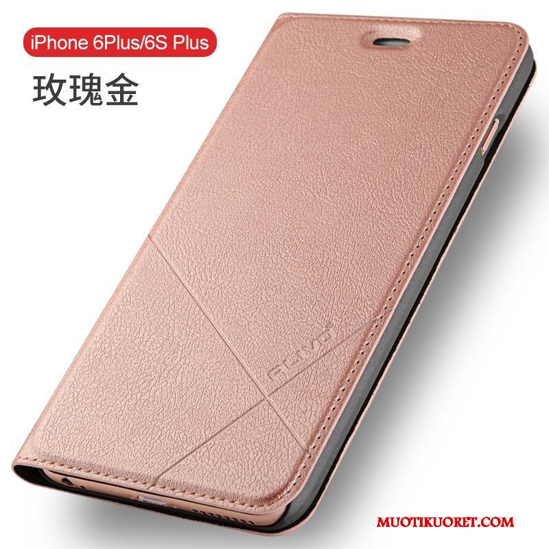 iPhone 6/6s Plus Suojaus Kuori Murtumaton Nahkakotelo Puhelimen Kuoret Simpukka Kova