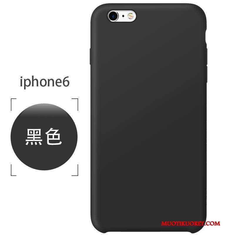 iPhone 6/6s Silikoni Jauhe Puhelimen Kuoret Kuori Pesty Suede Pehmeä Neste Suojaus