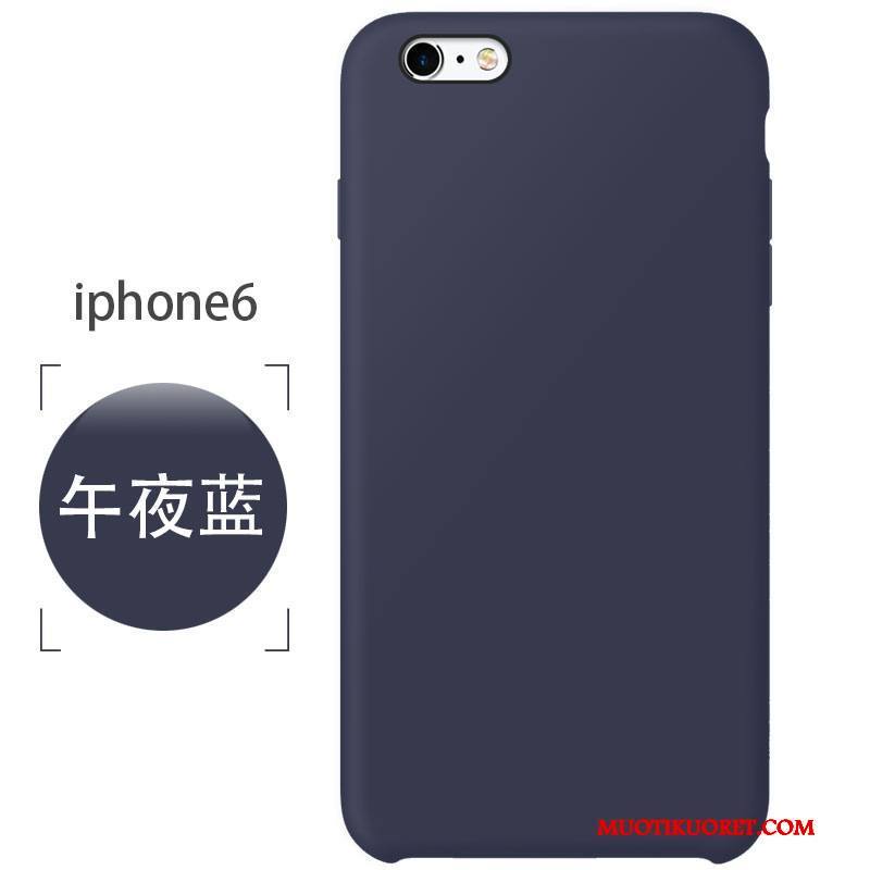 iPhone 6/6s Silikoni Jauhe Puhelimen Kuoret Kuori Pesty Suede Pehmeä Neste Suojaus