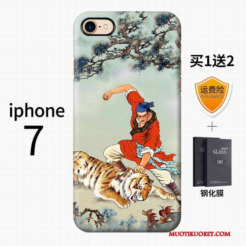 iPhone 7 Kova Taide Nosturi Kuori Tuuli Puhelimen Kuoret Luova