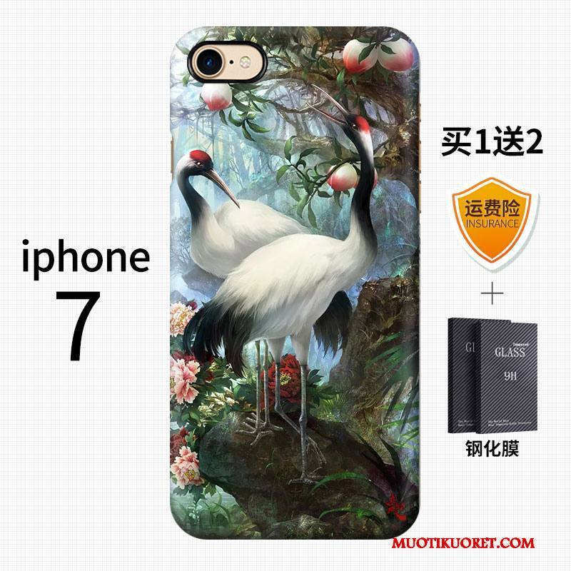 iPhone 7 Kova Taide Nosturi Kuori Tuuli Puhelimen Kuoret Luova