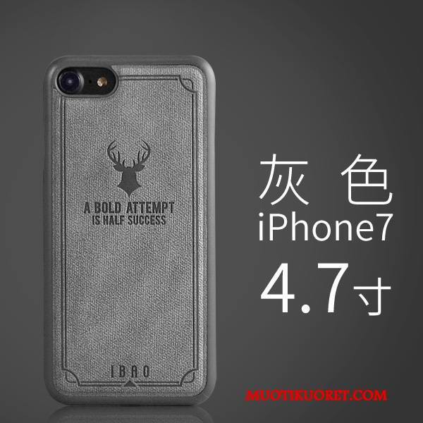 iPhone 7 Kuori All Inclusive Nahkakotelo Puhelimen Kuoret Vuosikerta Ultra Ohut Suojaus