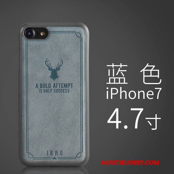 iPhone 7 Kuori All Inclusive Nahkakotelo Puhelimen Kuoret Vuosikerta Ultra Ohut Suojaus