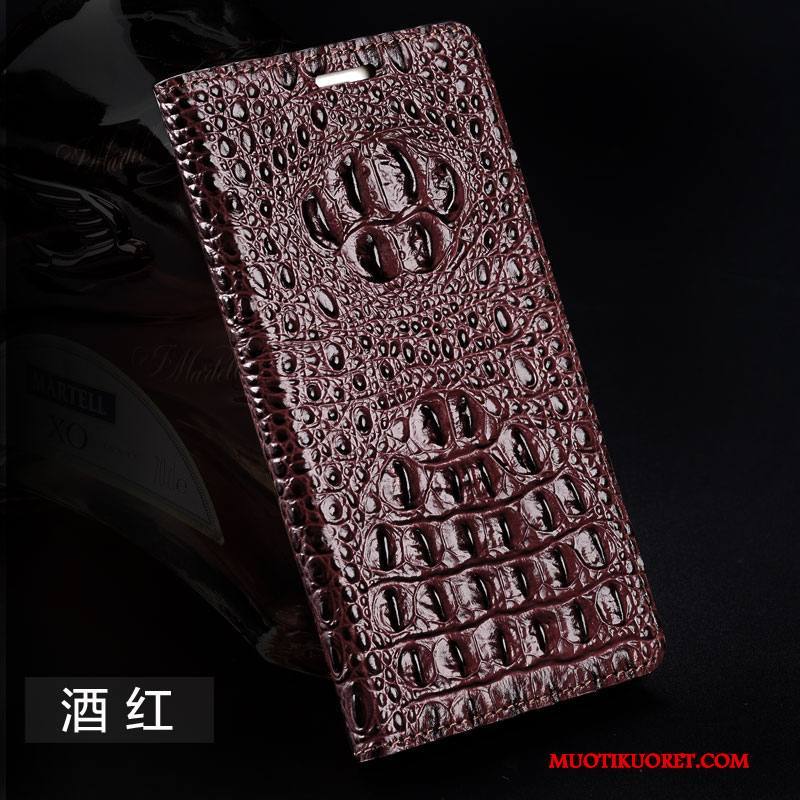 iPhone 7 Kuori Luova Kuoret Murtumaton Puhelimen Kuoret Kotelo Nahkakotelo Musta