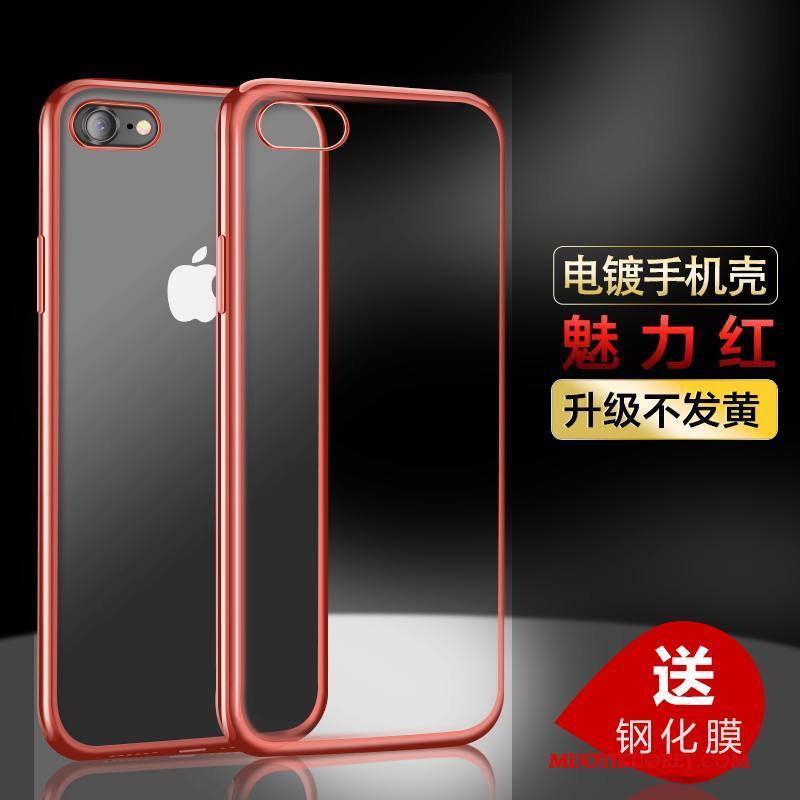 iPhone 7 Kuori Läpinäkyvä Silikoni Kotelo Kulta Puhelimen Kuoret Uusi Murtumaton