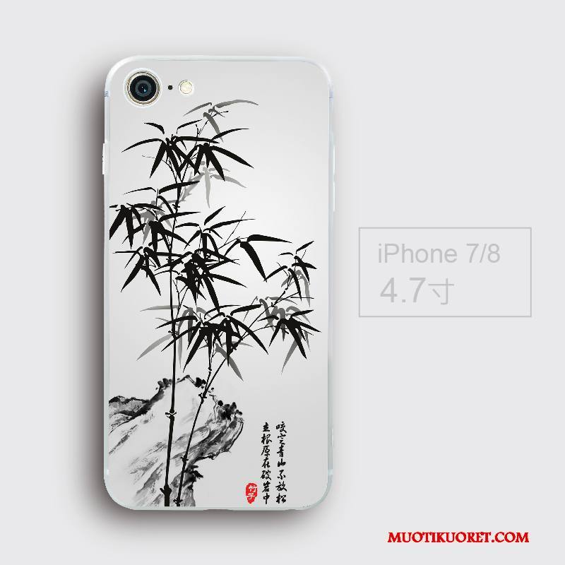 iPhone 7 Kuori Murtumaton Trendi Kotelo Sininen Puhelimen Kuoret Silikoni Luova