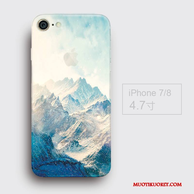 iPhone 7 Kuori Trendi Keltainen Pehmeä Neste Puhelimen Kuoret Murtumaton Kiinalainen Tyyli Luova