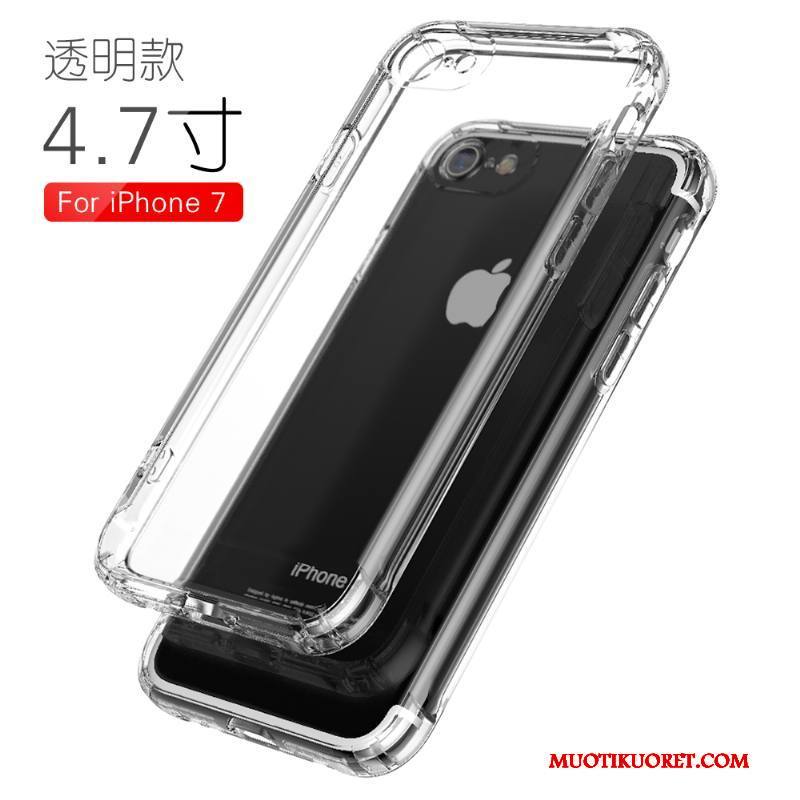 iPhone 7 Kuori Trendi Silikoni Kulta Pehmeä Neste All Inclusive Puhelimen Kuoret Kotelo