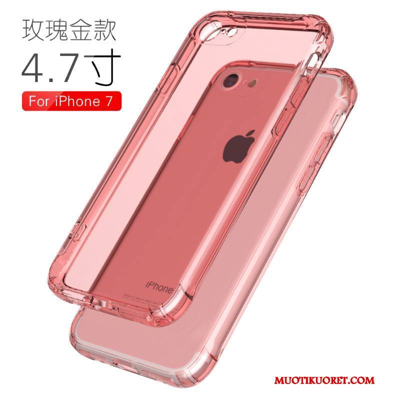 iPhone 7 Kuori Trendi Silikoni Kulta Pehmeä Neste All Inclusive Puhelimen Kuoret Kotelo