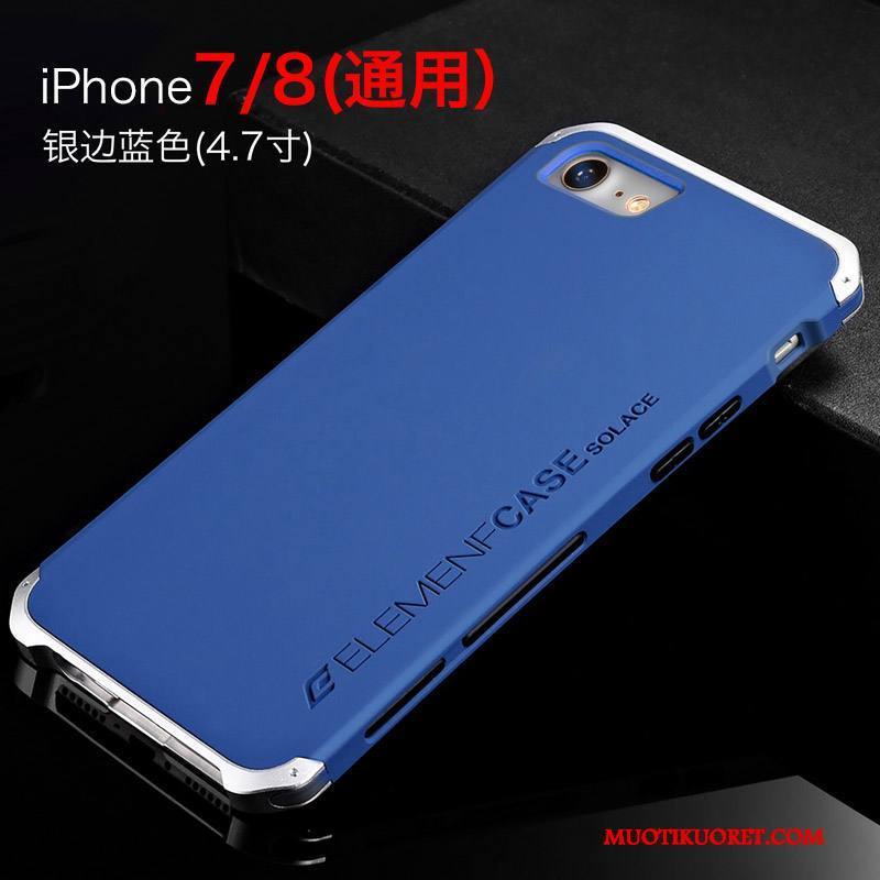 iPhone 7 Kuori Uusi Musta Punainen Kehys Puhelimen Kuoret Trendi Metalli