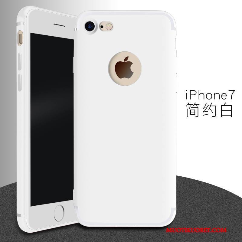 iPhone 7 Kuori Uusi Ohut Pesty Suede Kotelo Silikoni Ultra Trendi