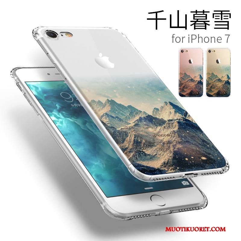 iPhone 7 Kuori Uusi Persoonallisuus Kotelo Luova Murtumaton Sininen Trendi