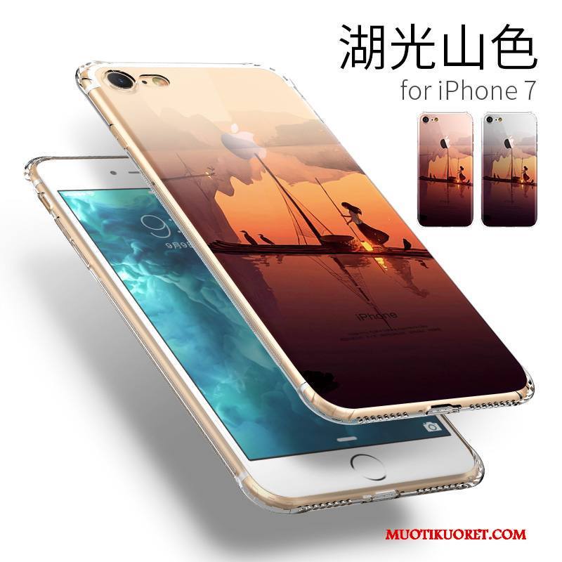 iPhone 7 Kuori Uusi Persoonallisuus Kotelo Luova Murtumaton Sininen Trendi