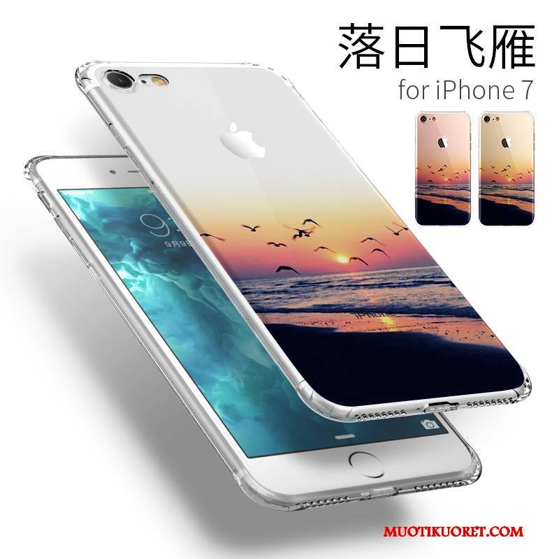 iPhone 7 Kuori Uusi Persoonallisuus Kotelo Luova Murtumaton Sininen Trendi
