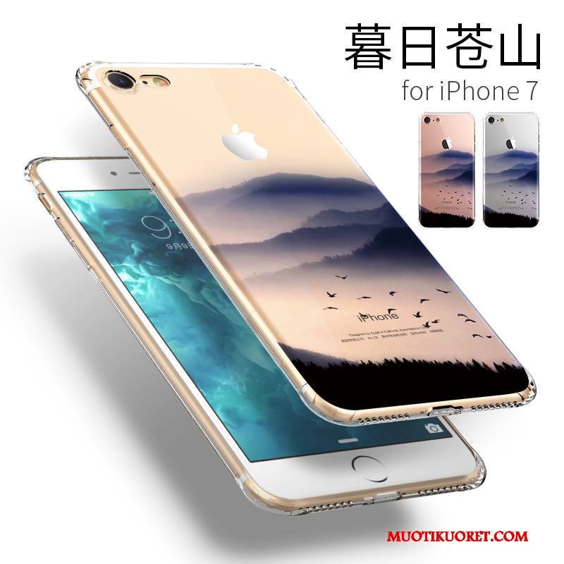 iPhone 7 Kuori Uusi Persoonallisuus Kotelo Luova Murtumaton Sininen Trendi