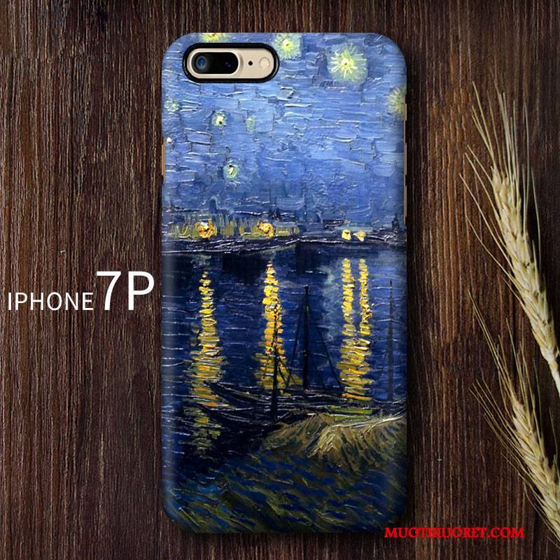 iPhone 7 Plus Kuori Puhelimen Kuoret Taide Eurooppa Trendi Persoonallisuus Korkea Keltainen