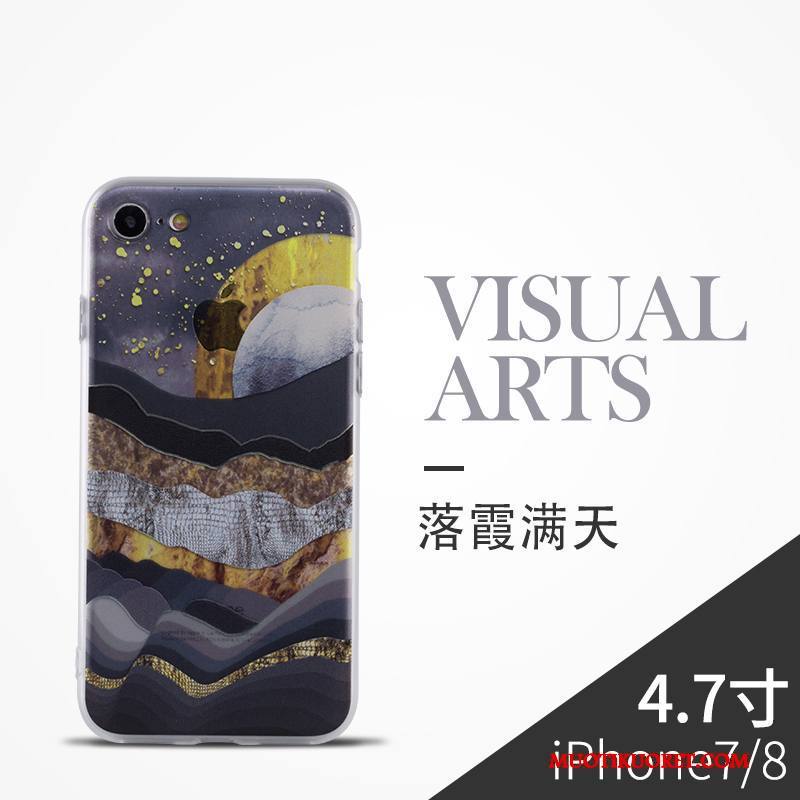 iPhone 8 Kuori Harmaa Kotelo All Inclusive Suojaus Puhelimen Kuoret Murtumaton Taide