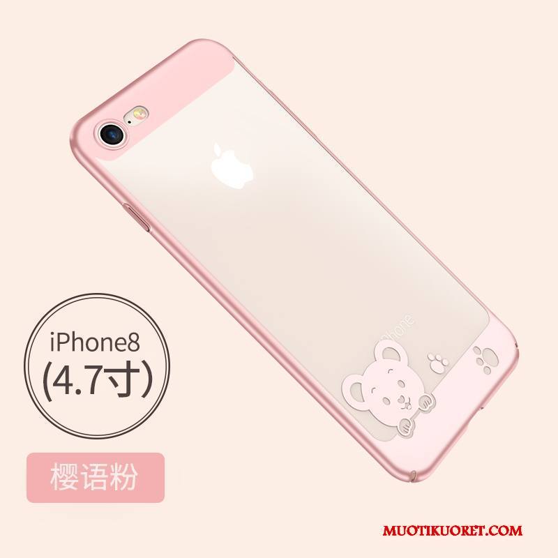 iPhone 8 Kuori Silikoni Kulta Ultra Puhelimen Kuoret All Inclusive Pehmeä Neste Persoonallisuus