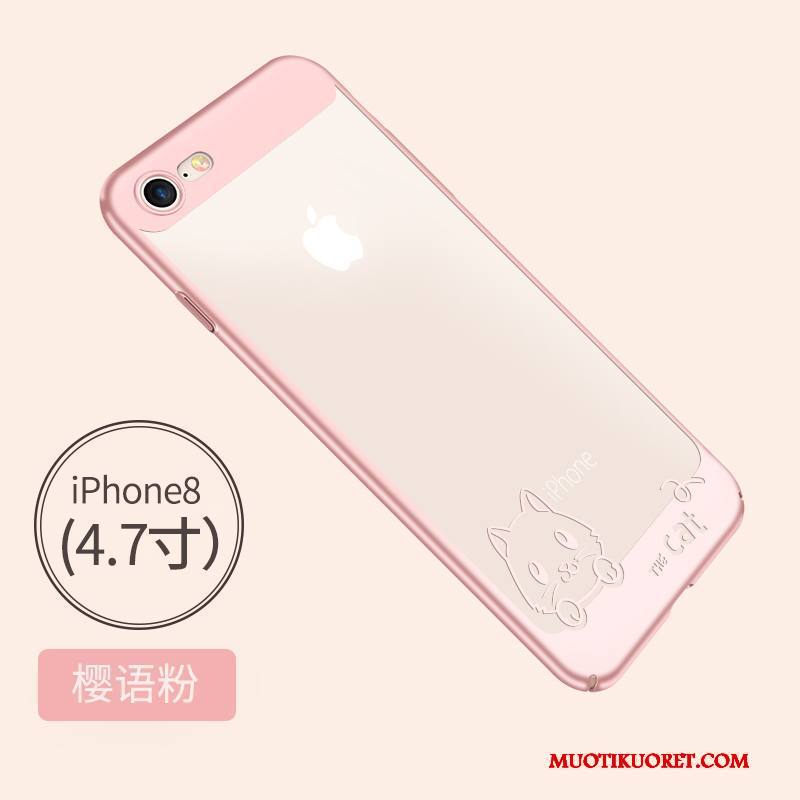 iPhone 8 Kuori Silikoni Kulta Ultra Puhelimen Kuoret All Inclusive Pehmeä Neste Persoonallisuus