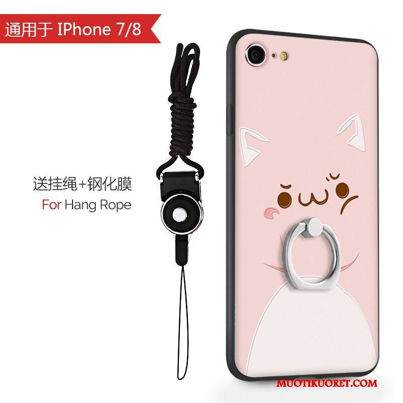 iPhone 8 Kuori Sininen Puhelimen Kuoret Kotelo Silikoni Kova Jauhe Suojaus