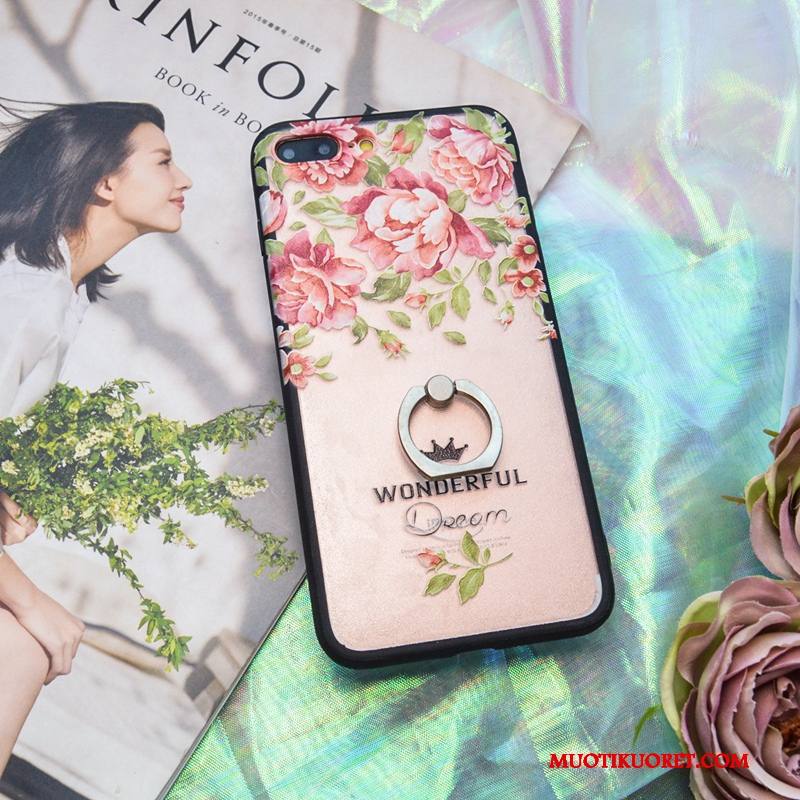 iPhone 8 Kuori Violetti Silikoni All Inclusive Taide Puhelimen Kuoret Kotelo Murtumaton