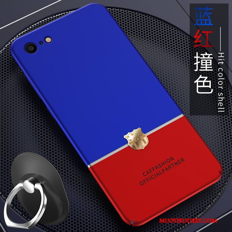 iPhone 8 Pesty Suede Kotelo Kova Sininen Murtumaton Puhelimen Kuoret Kuori