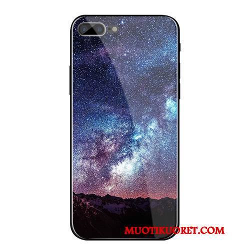 iPhone 8 Plus Kuori All Inclusive Lasi Pehmeä Neste Murtumaton Puhelimen Kuoret Luova Kotelo