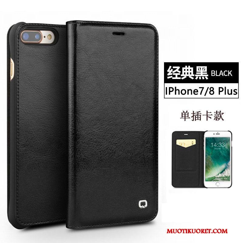 iPhone 8 Plus Kuori Kuoret Puhelimen Suojaus Liiketoiminta Kotelo Puhelimen Kuoret Aito Nahka