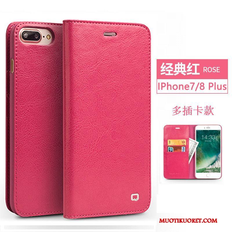 iPhone 8 Plus Kuori Kuoret Puhelimen Suojaus Liiketoiminta Kotelo Puhelimen Kuoret Aito Nahka
