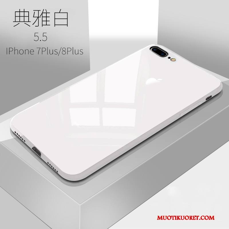 iPhone 8 Plus Kuori Musta Paillette Puhelimen Kuoret Tyylikäs Suojaus Jauhe Kotelo
